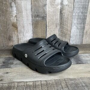 Mens Cole Haan 4.ZEROGRAND All Day Black Casual Comfort Slides Sandals Size 9 M